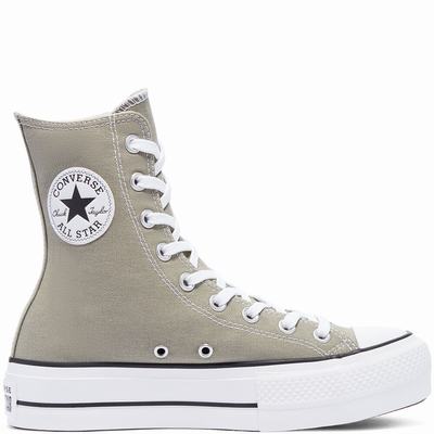 Converse Color Extra High Platform Chuck Taylor All Star - Miesten Platform Kengät - VaaleanKhaki/Va